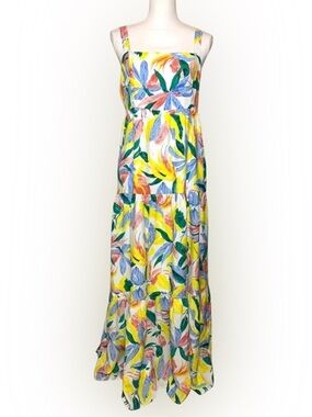 Skies Are Blue Floral Maxi Dress Women Medium NWOT